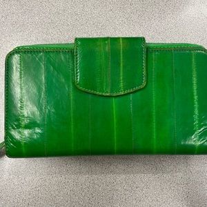 Vintage Lee Sands Eel Skin Wallet